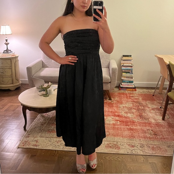 Abercrombie Black Strapless Dress - Picture 2 of 6